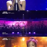 ENA 케이팝업 차트쇼에서 신곡 빛의 반대편에서를 부르는 이보람