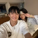 결혼을 발표한 배우 지예은과 댄서 바타