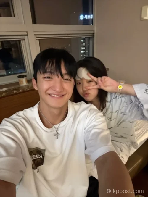 결혼을 발표한 배우 지예은과 댄서 바타