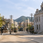 1930년대 경성 풍경을 재현한 드라마 세트장 전경