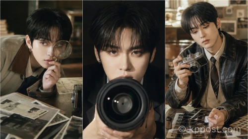 앤더블 새 앨범의 세 가지 버전 콘셉트 포토 '옵저브', '어트랙션', '아카이브'의 주요 이미지