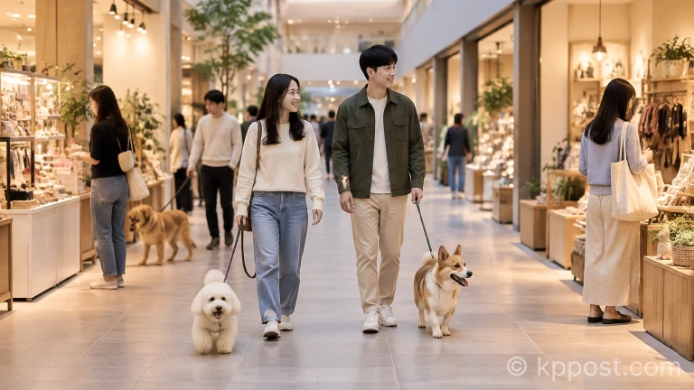 부산 펫트로 페스티벌 2026이 오는 24일 열리는 가운데,  부산도시철도 수영역∼광안역 지하상가 펫스테이션 전경