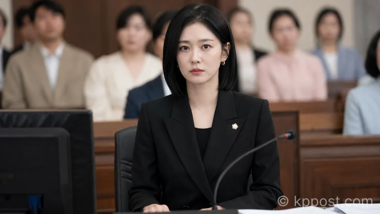 굿파트너의 스타 변호사 차은경으로 분한 배우 장나라