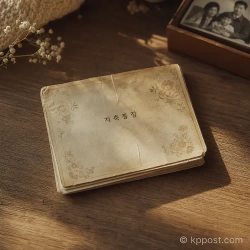이찬원 어머니가 아들의 첫 정산금을 보관 중인 통장을 나타내는 이미지