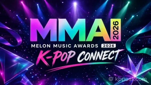 MMA2026 최종 라인업이 발표된 가운데 공식 로고와 행사 슬로건 'K-POP CONNECT'
