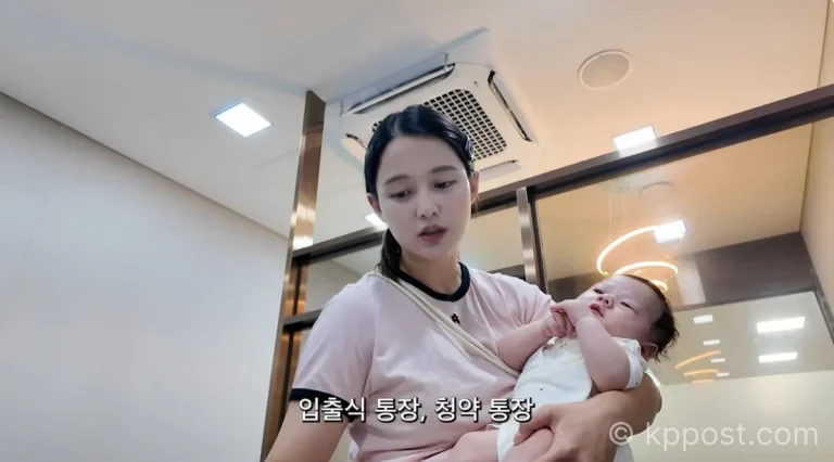 남보라 육아 일상 공개 생후 2개월 아들 첫 청약통장 개설