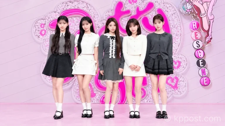 SBS 8뉴스 인터뷰에 출연한 걸그룹 리센느 다섯 멤버