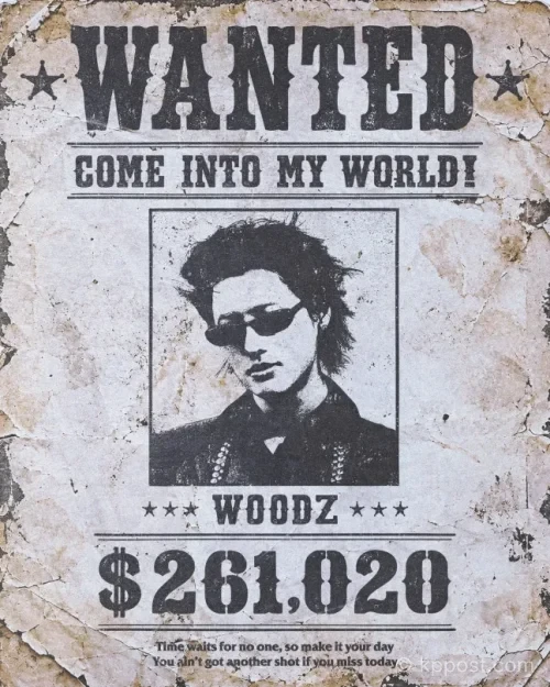 우즈 컴백 티저 포스터 'WANTED' 콘셉트